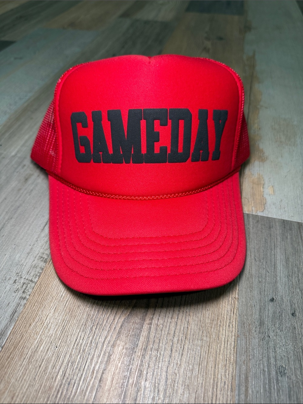 OTTO Red "GAMEDAY" Trucker Hat